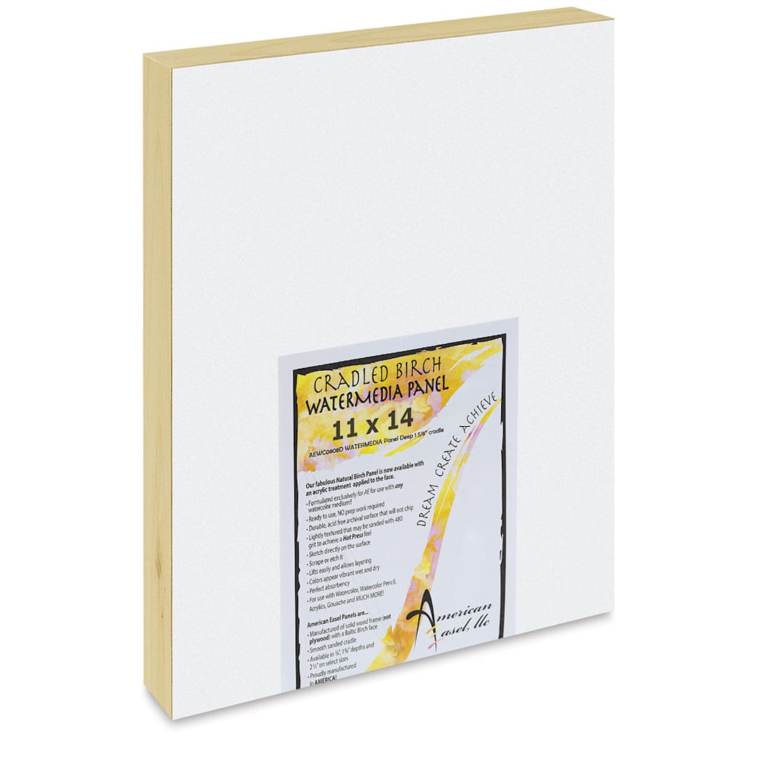 Open in modal - American Easel WaterMedia Panel - 11" x 14", Gallery Profile 1-5/8"