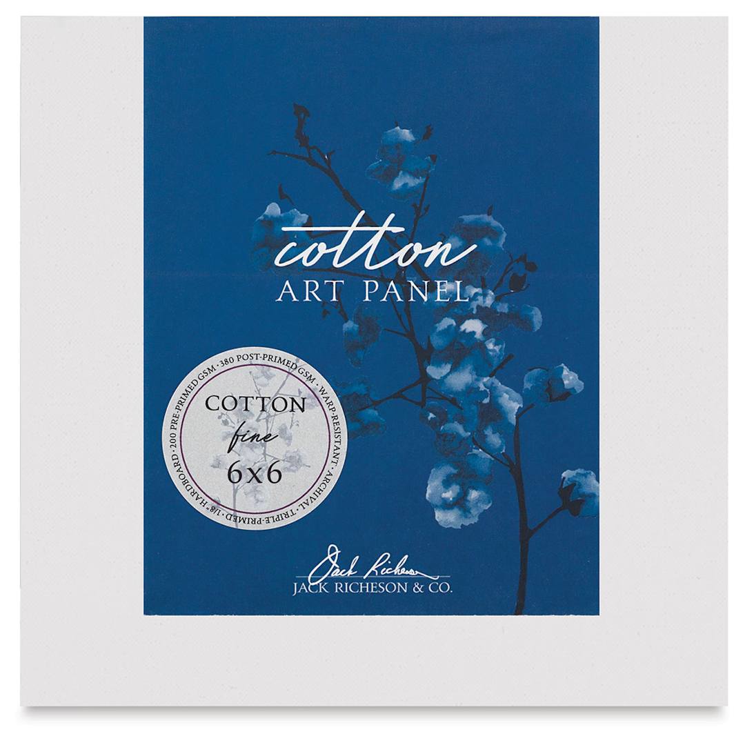 Open in modal - Richeson Cotton Art Panel - Fine, 6" x 6"