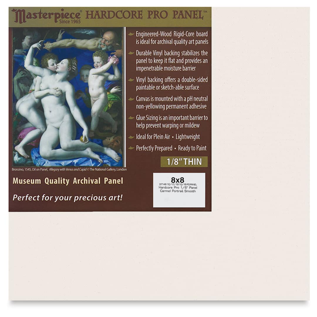 Open in modal - Masterpiece Carmel Hardcore Pro Canvas Panel - 8" x 8"