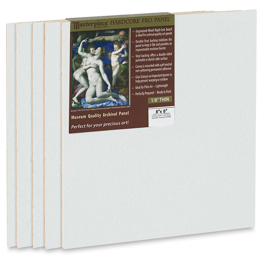 Open in modal - Masterpiece Sausalito Hardcore Pro Canvas Panel Pack - 8" x 8", Pkg of 5