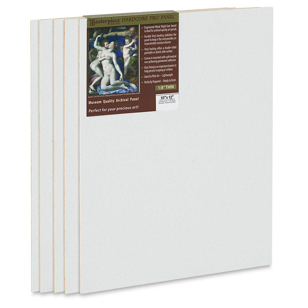 Open in modal - Masterpiece Sausalito Hardcore Pro Canvas Panel Pack - 10" x 12", Pkg of 5