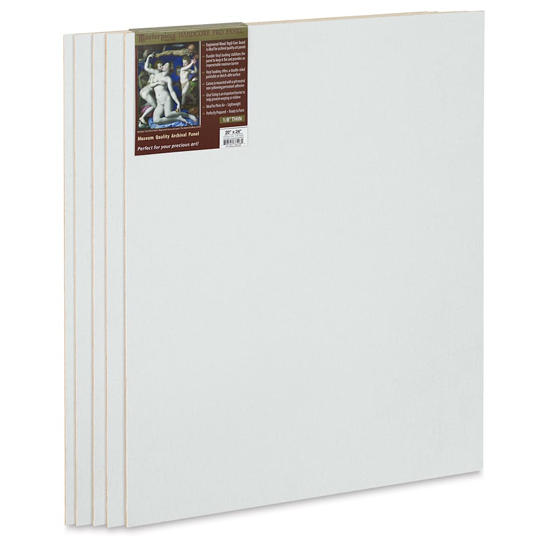 Open in modal - Masterpiece Sausalito Hardcore Pro Canvas Panel Pack - 20" x 24", Pkg of 5