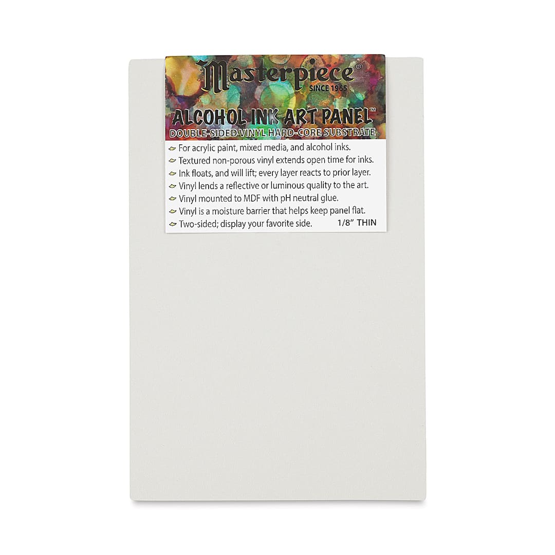 Open in modal - Masterpiece Alcohol Ink Art Panels - 4" x 6", Pkg of 3 front 