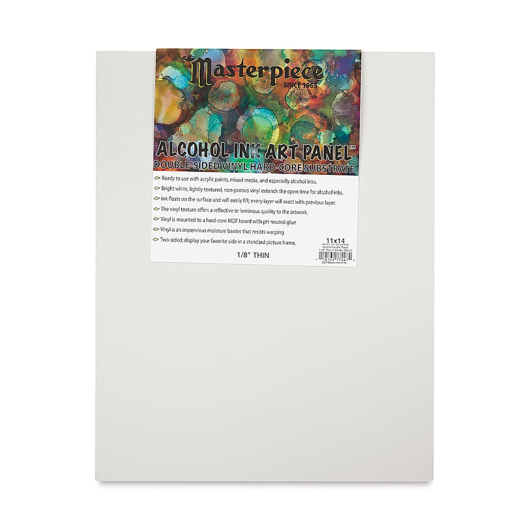 Open in modal - Masterpiece Alcohol Ink Art Panel - 11" x 14", Single Panel front