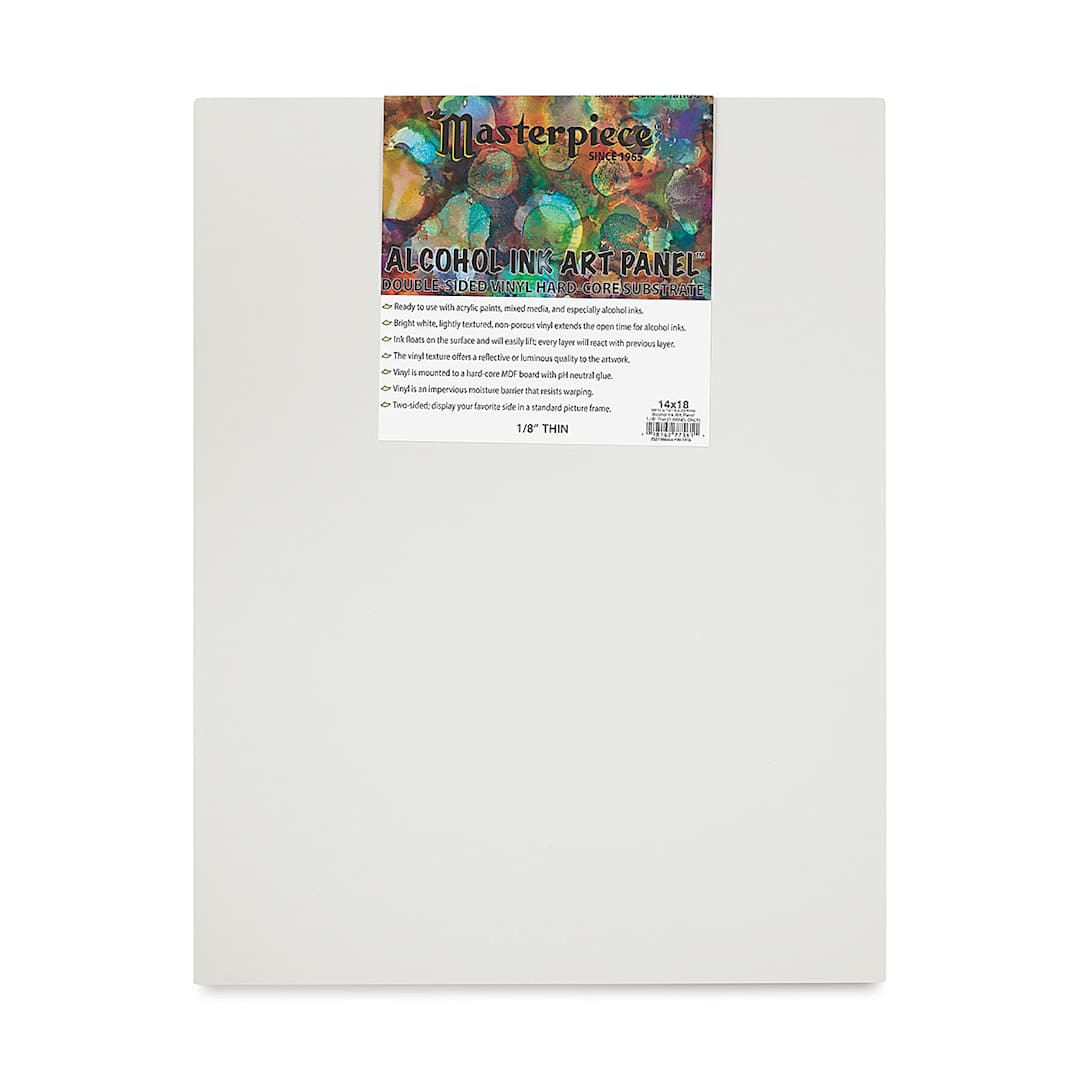 Open in modal - Masterpiece Alcohol Ink Art Panel - 14" x 18", Single Panel front