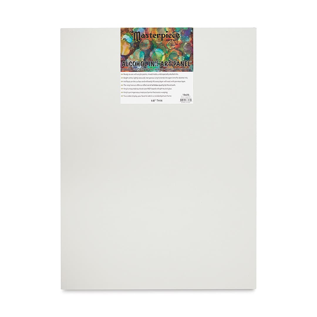 Open in modal - Masterpiece Alcohol Ink Art Panel - 18" x 24", Single Panel front