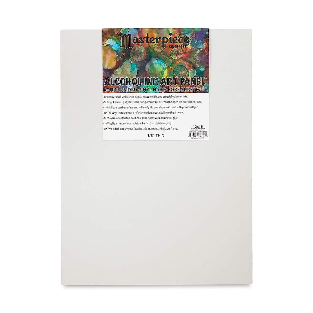 Open in modal - Masterpiece Alcohol Ink Art Panel - 12" x 16", Single Panel front
