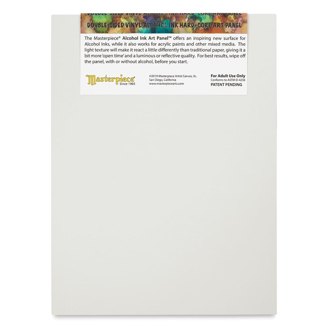 Open in modal - Masterpiece Alcohol Ink Art Panels - Front of package of single 9" x 12" panel