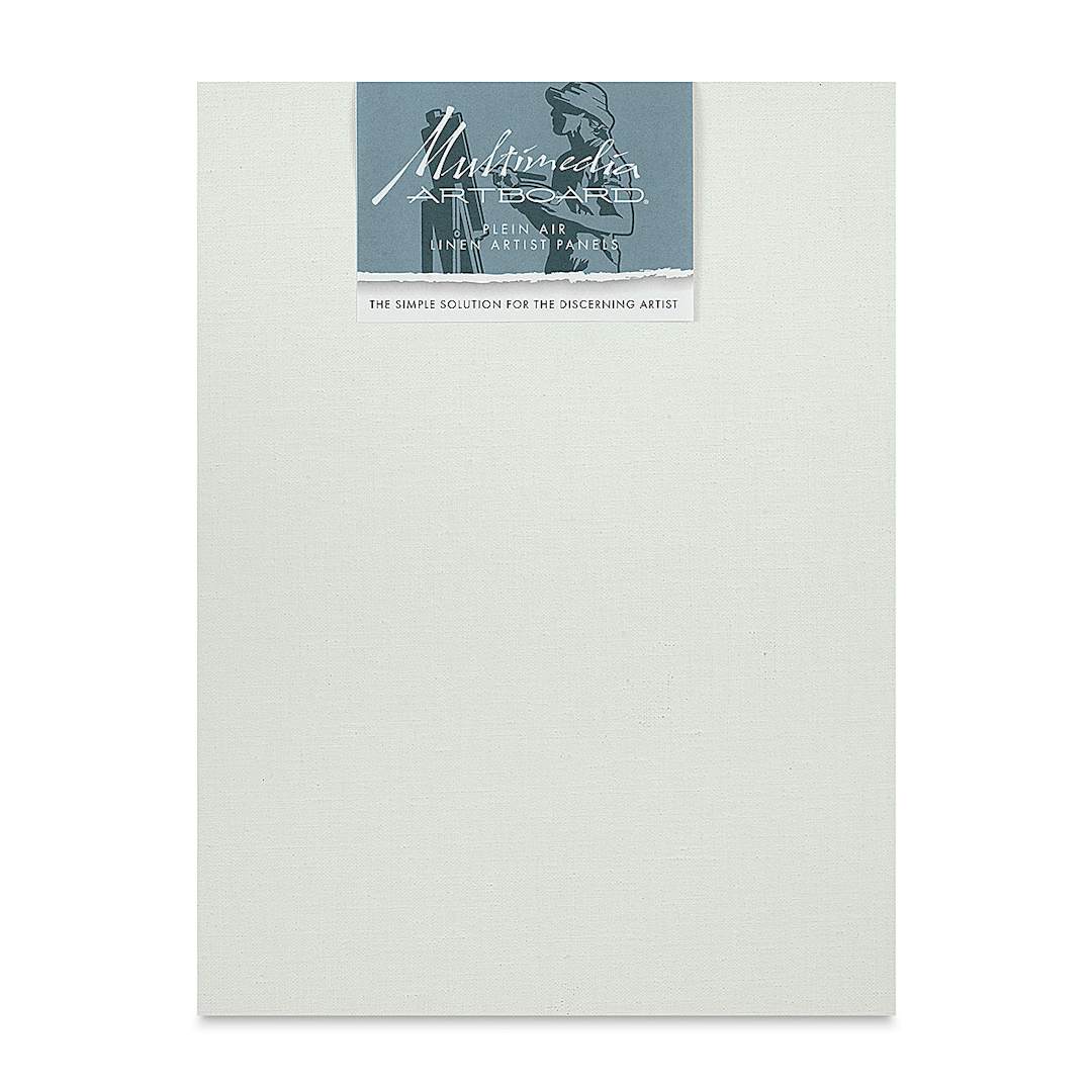 Open in modal - Multimedia Artboard Plein Air Claessens Linen Artist Panel - 12"  x 16", 15 DP, Set of 3 front of package