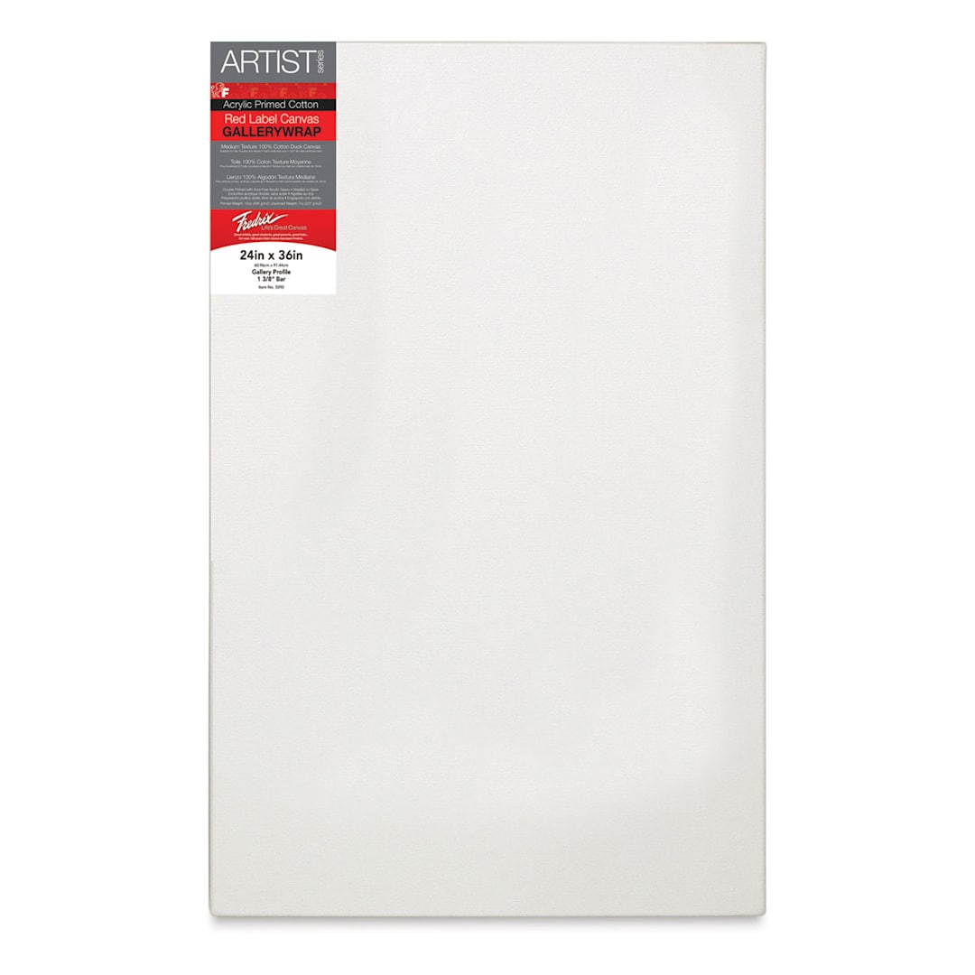 Open in modal - Fredrix Profile Cotton Canvas - 24" x 36", Gallerywrap