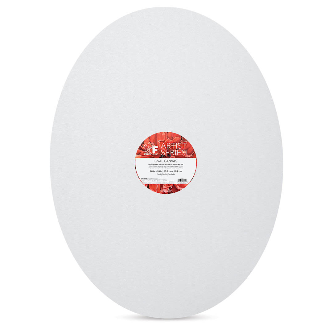 Open in modal - Fredrix Profile Cotton Canvas - 20" x 24", Oval
