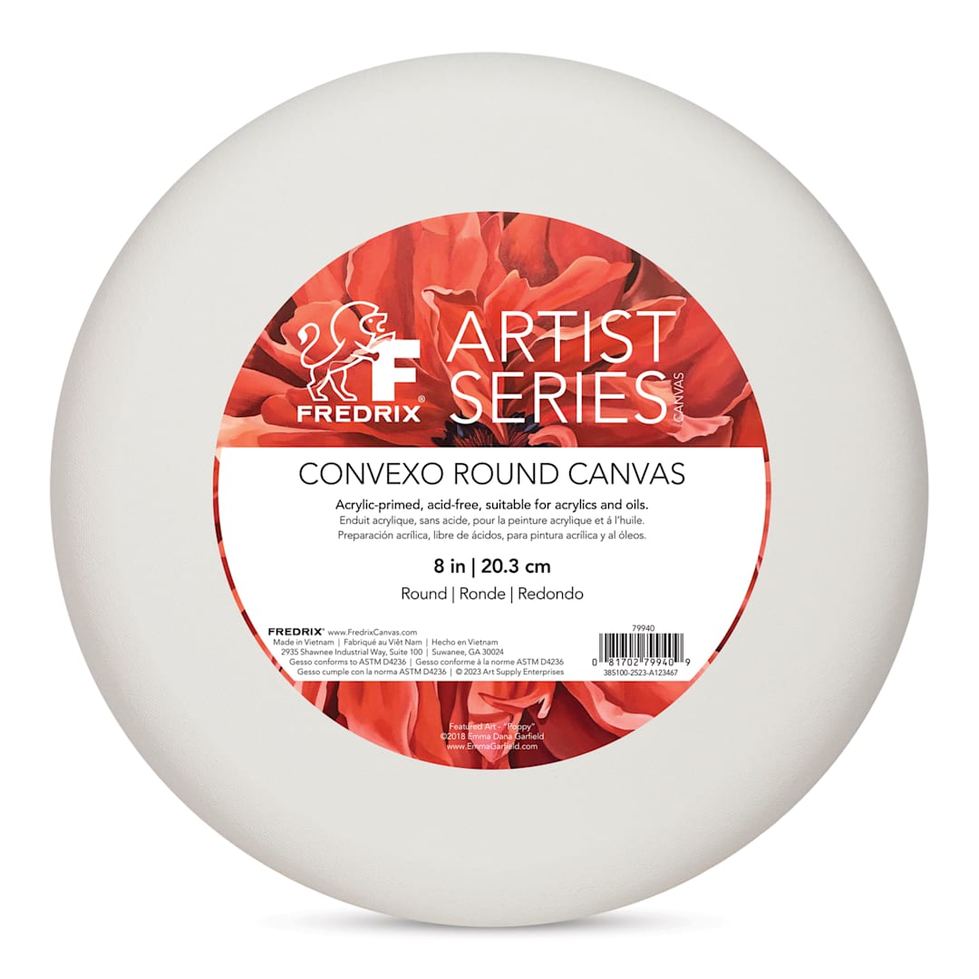 Open in modal - Fredrix Convexo Canvas - 8", Round