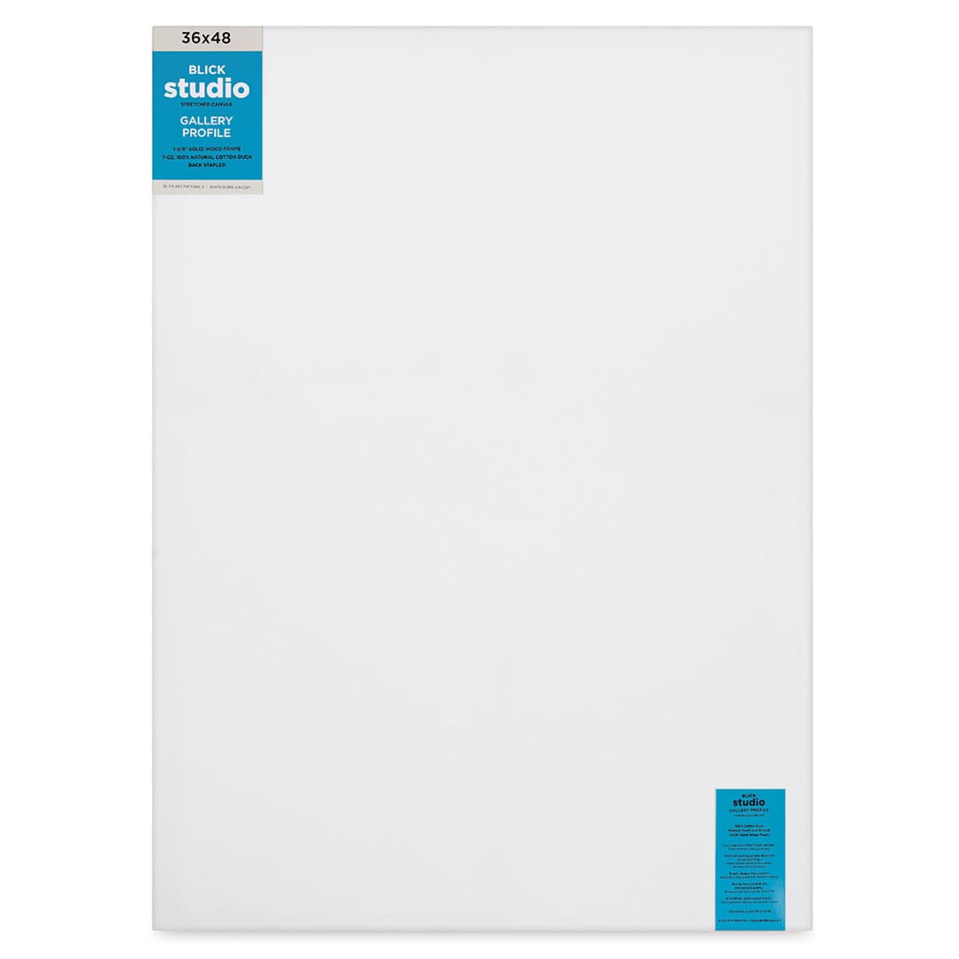 Open in modal - Blick Studio Stretched Cotton Canvas - Gallery Profile, 36" x 48" (front)