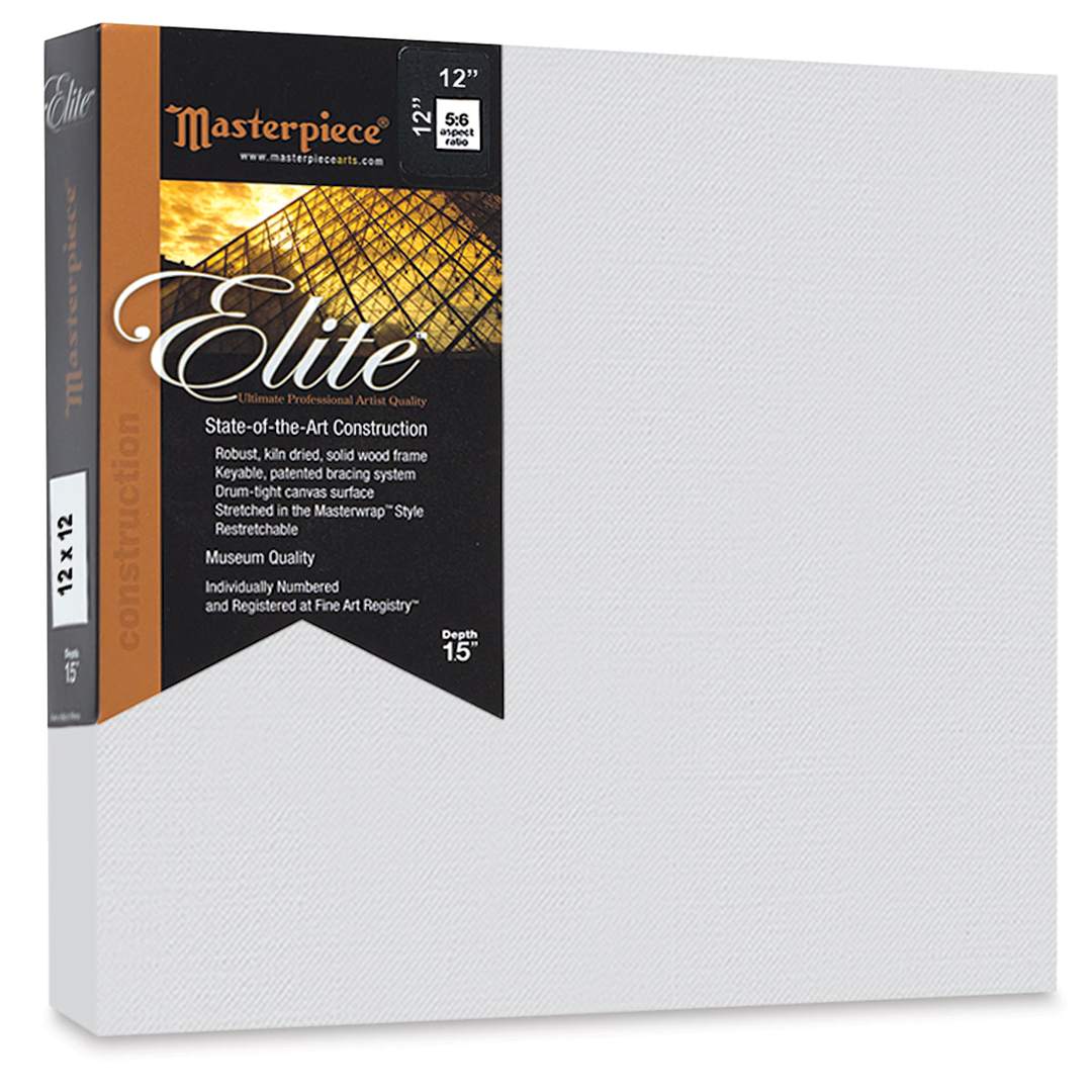 Open in modal - Masterpiece Elite Portrait Smooth Canvas - 12" x 12", Acrylic Primed