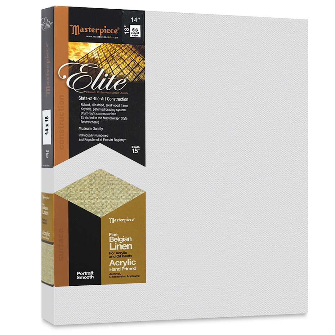 Open in modal - Masterpiece Elite Portrait Smooth Canvas - 14" x 18", Acrylic Primed
