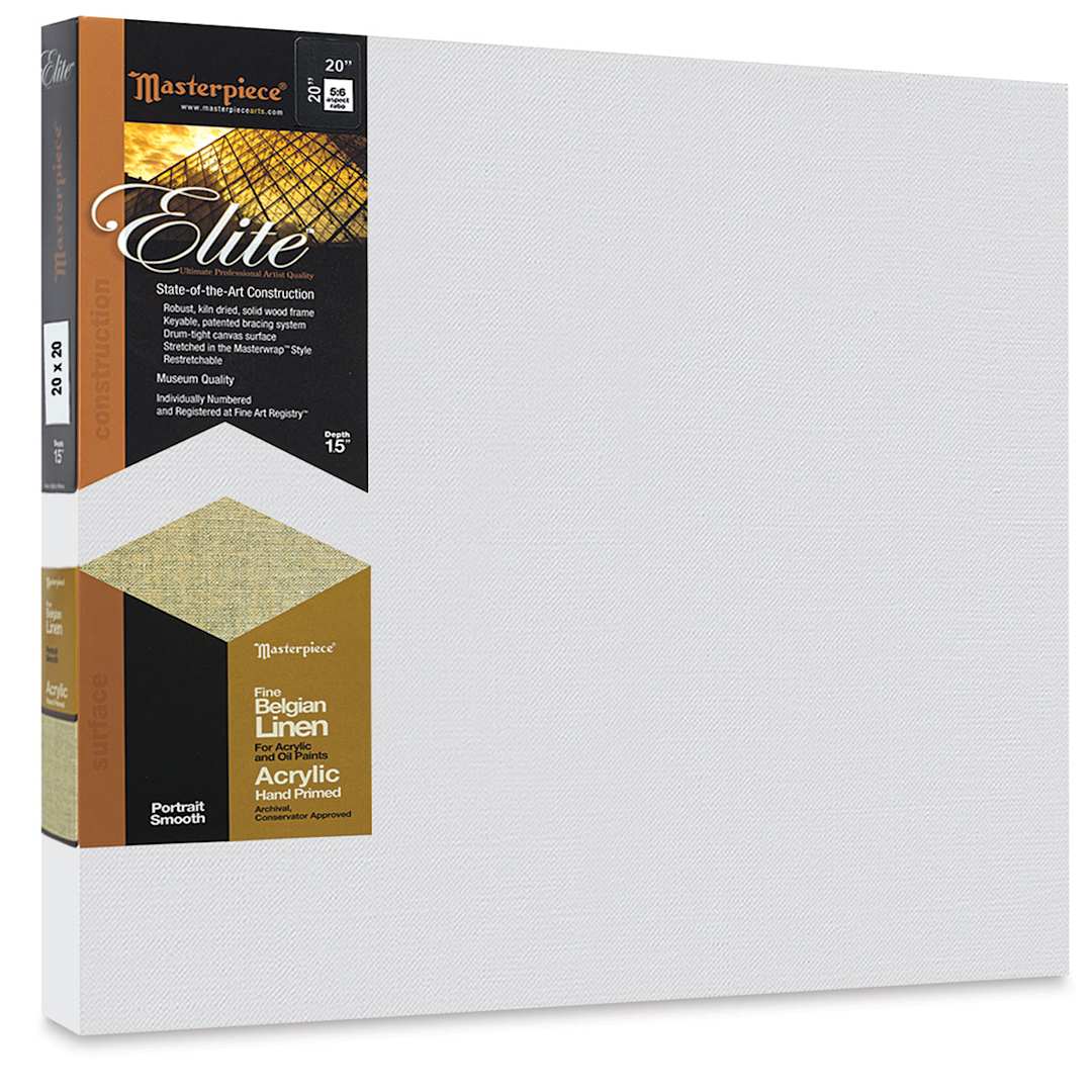 Open in modal - Masterpiece Elite Portrait Smooth Canvas - 20" x 20", Acrylic Primed