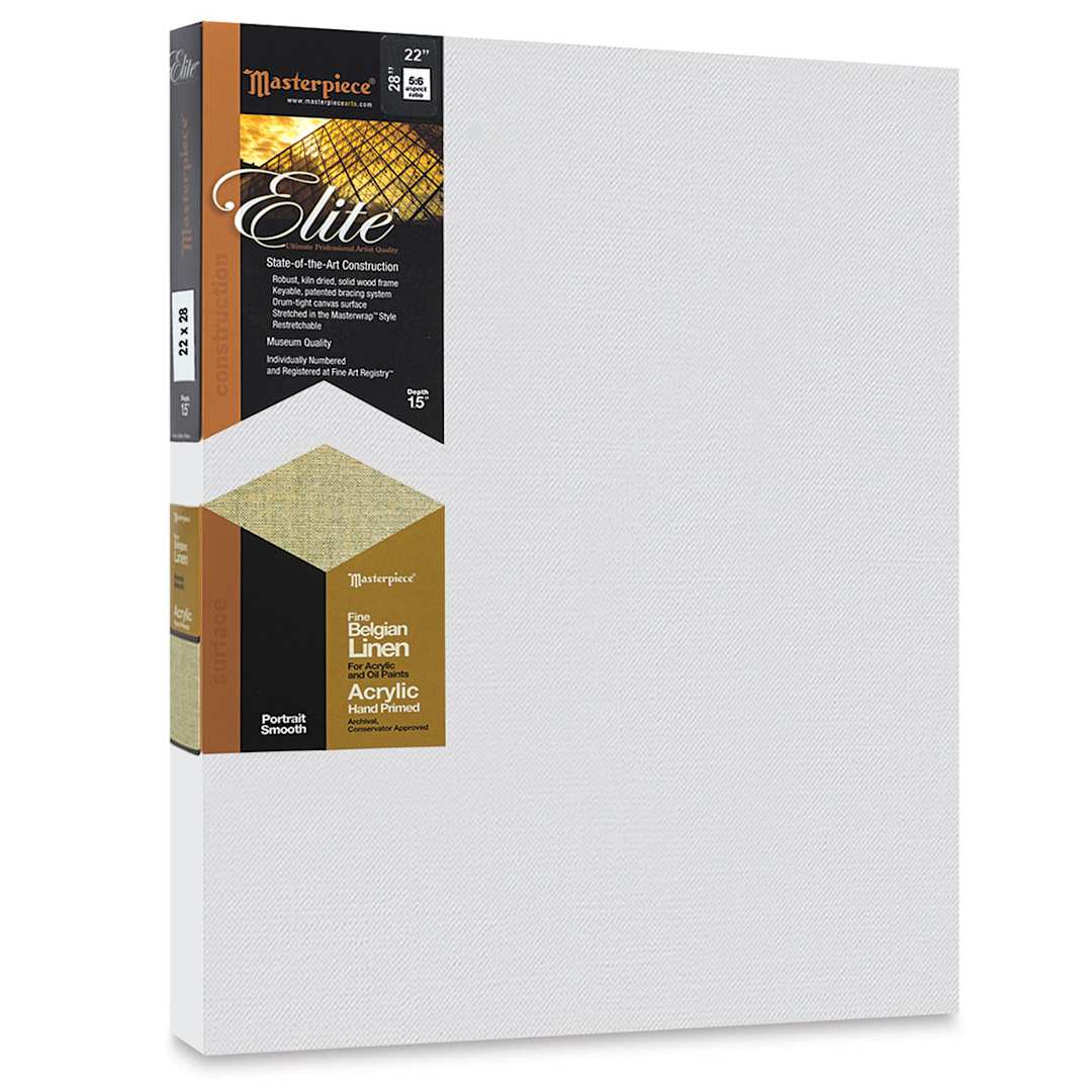 Open in modal - Masterpiece Elite Portrait Smooth Canvas - 22" x 28", Acrylic Primed