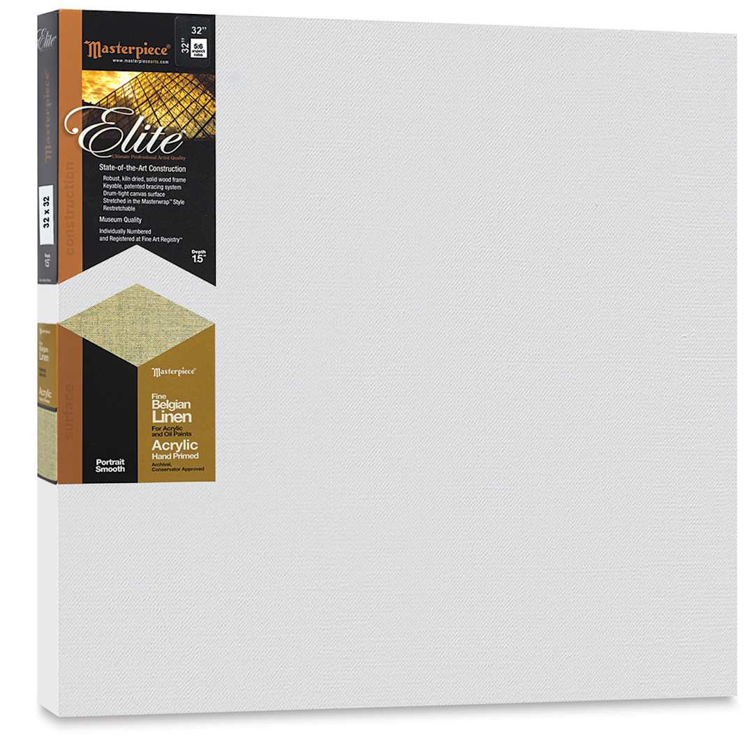 Open in modal - Masterpiece Elite Portrait Smooth Canvas - 32" x 32", Acrylic Primed