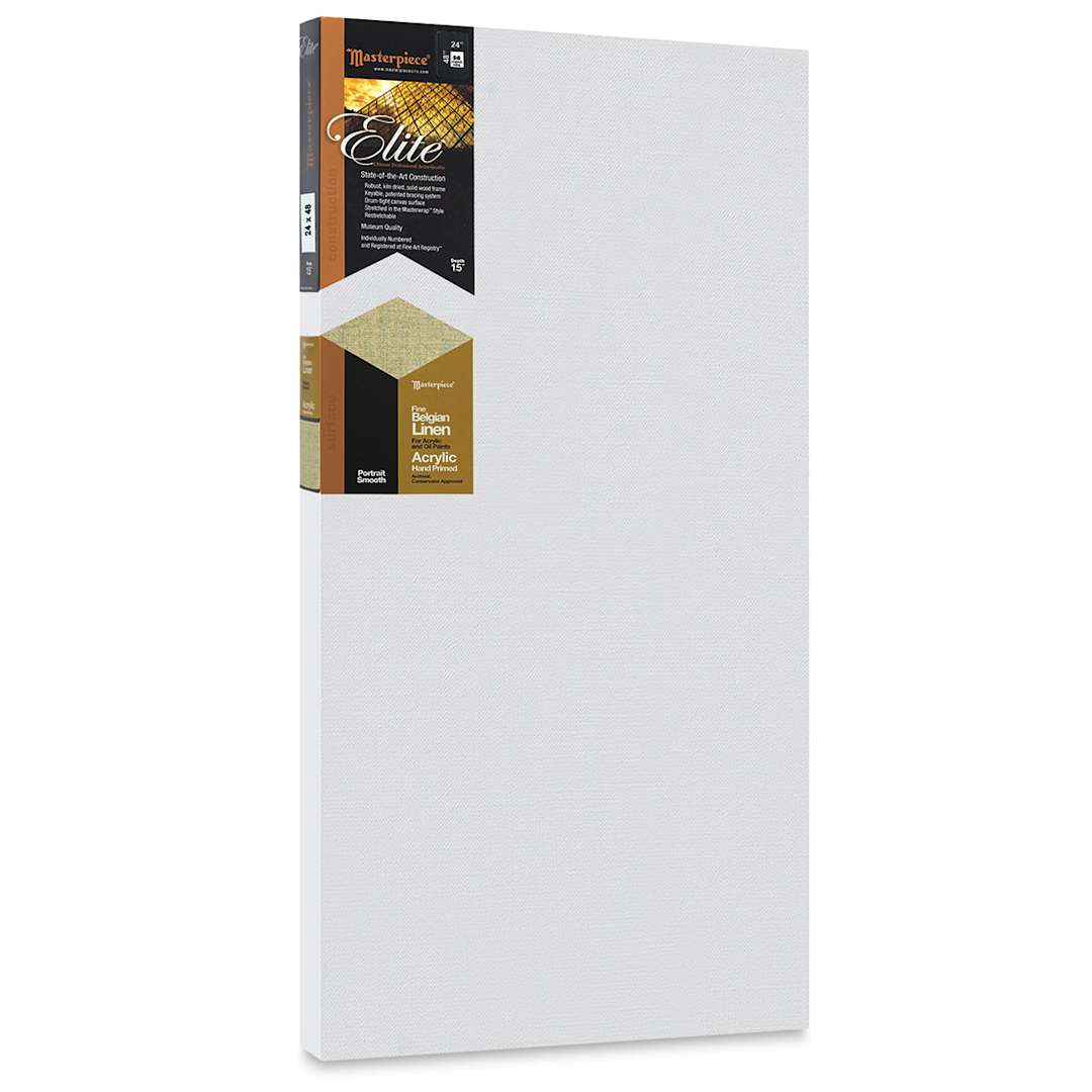 Open in modal - Masterpiece Elite Portrait Smooth Canvas - 24" x 48", Acrylic Primed