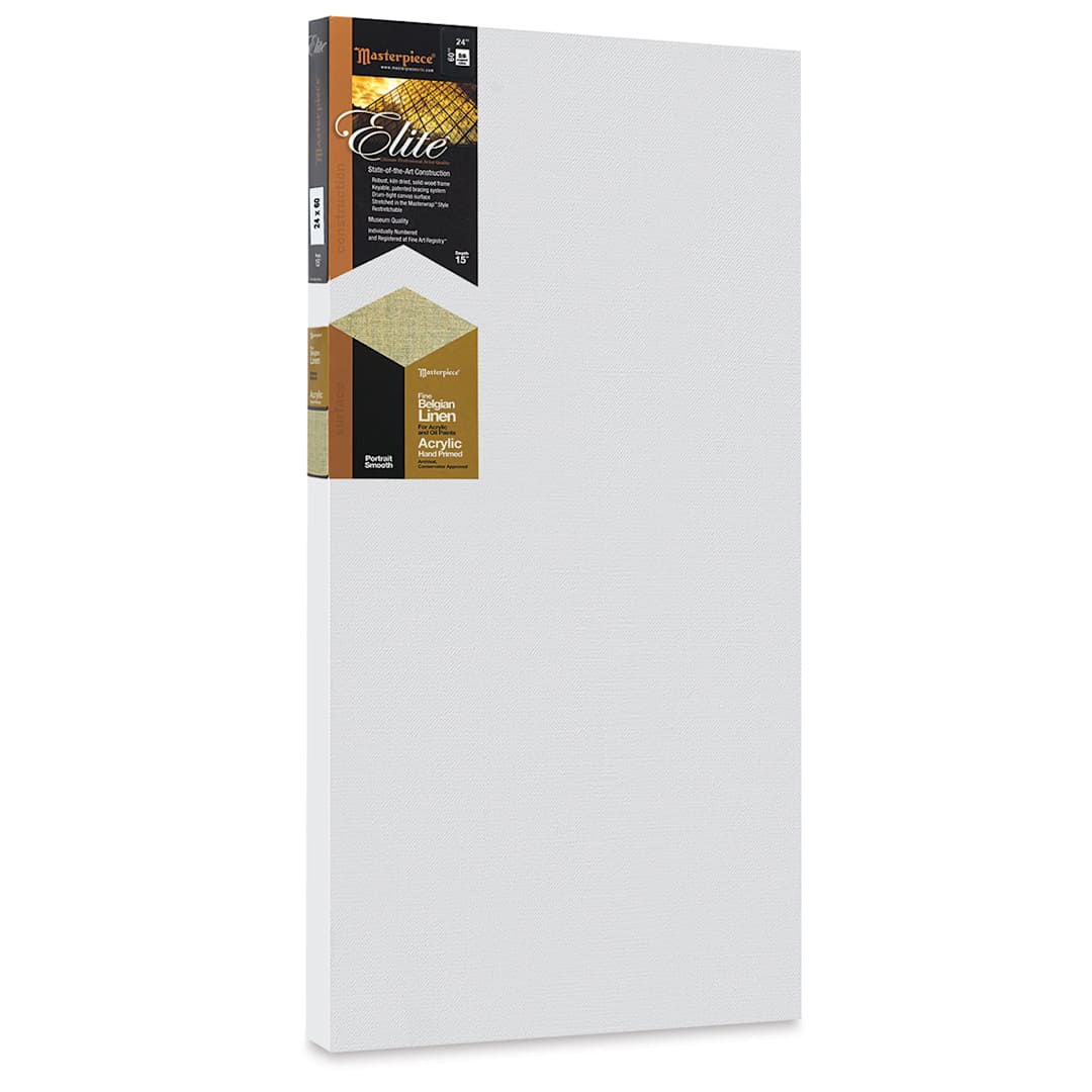 Open in modal - Masterpiece Elite Portrait Smooth Canvas - 24" x 60", Acrylic Primed