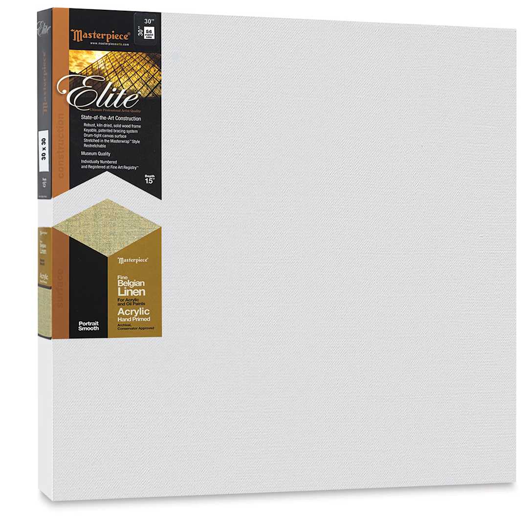 Open in modal - Masterpiece Elite Portrait Smooth Canvas - 30" x 30", Acrylic Primed