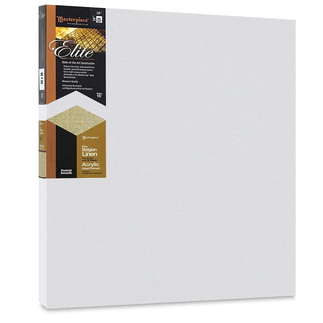 Open in modal - Masterpiece Elite Portrait Smooth Canvas - 30" x 36", Acrylic Primed