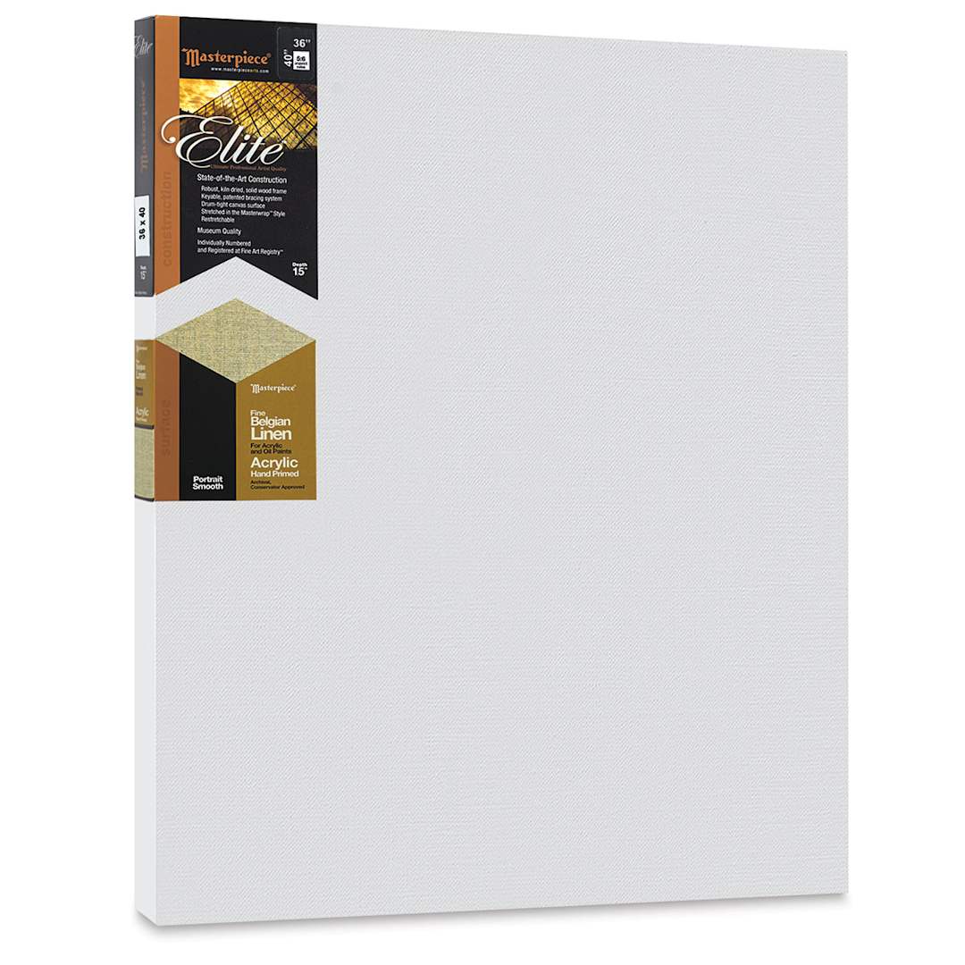Open in modal - Masterpiece Elite Portrait Smooth Canvas - 36" x 40", Acrylic Primed