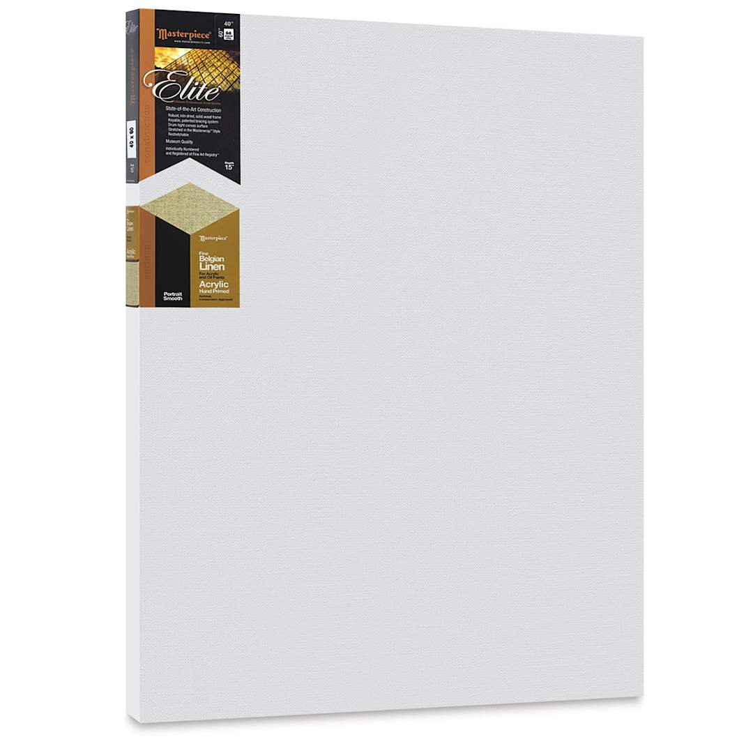 Open in modal - Masterpiece Elite Portrait Smooth Canvas - 40" x 60", Acrylic Primed