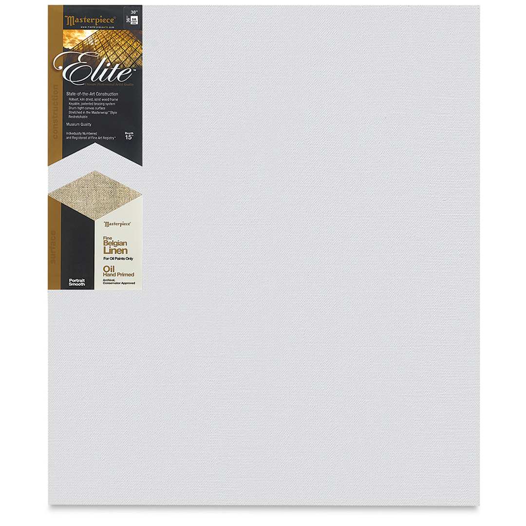 Open in modal - Masterpiece Elite Portrait Smooth Canvas - 30" x 36", Oil Primed