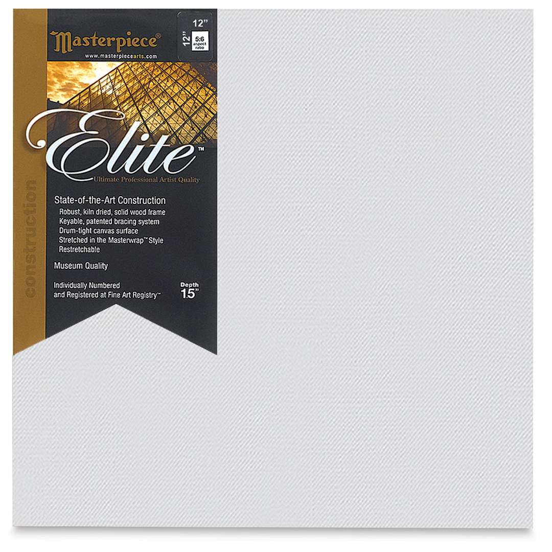 Open in modal - Masterpiece Elite Portrait Smooth Canvas - 12" x 12", Oil Primed