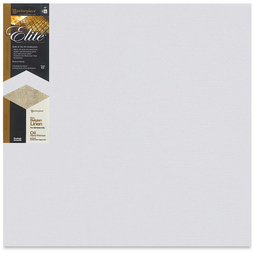 Open in modal - Masterpiece Elite Portrait Smooth Canvas - 40" x 40", Oil Primed