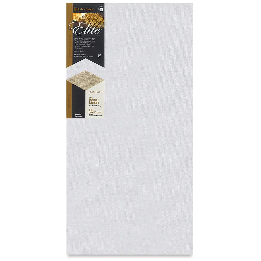 Open in modal - Masterpiece Elite Portrait Smooth Canvas - 32" x 42", Oil Primed