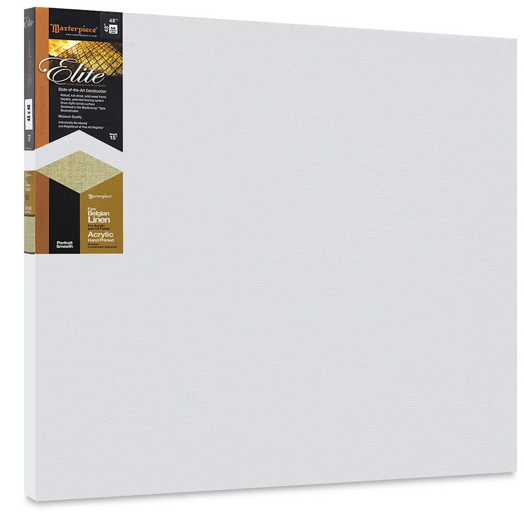 Open in modal - Masterpiece Elite Portrait Smooth Canvas - 48" x 48", Acrylic Primed