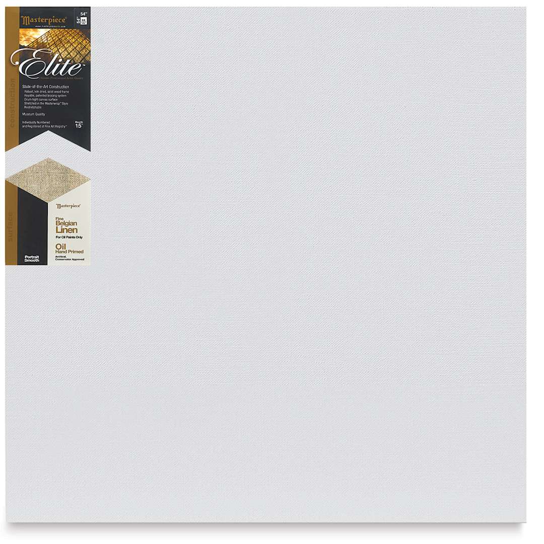 Open in modal - Masterpiece Elite Portrait Smooth Canvas - 54" x 54", Oil Primed