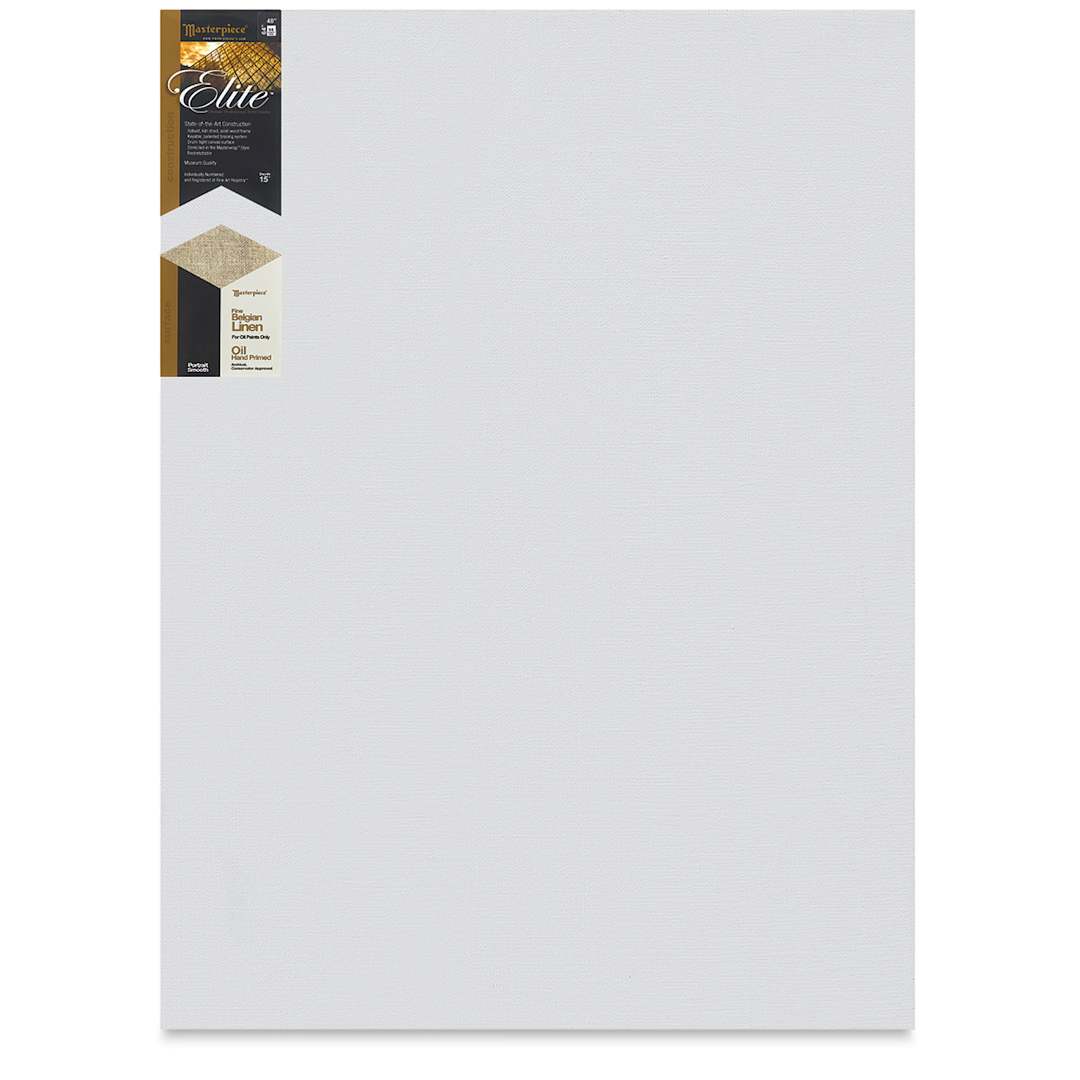 Open in modal - Masterpiece Elite Portrait Smooth Canvas - 48" x 64", Oil Primed
