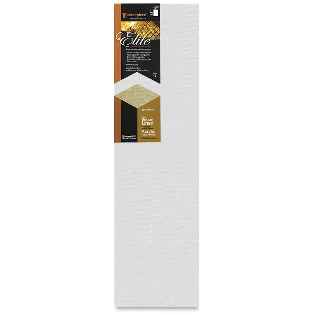 Open in modal - Masterpiece Elite Heavyweight Canvas - 12" x 48", Acrylic Primed