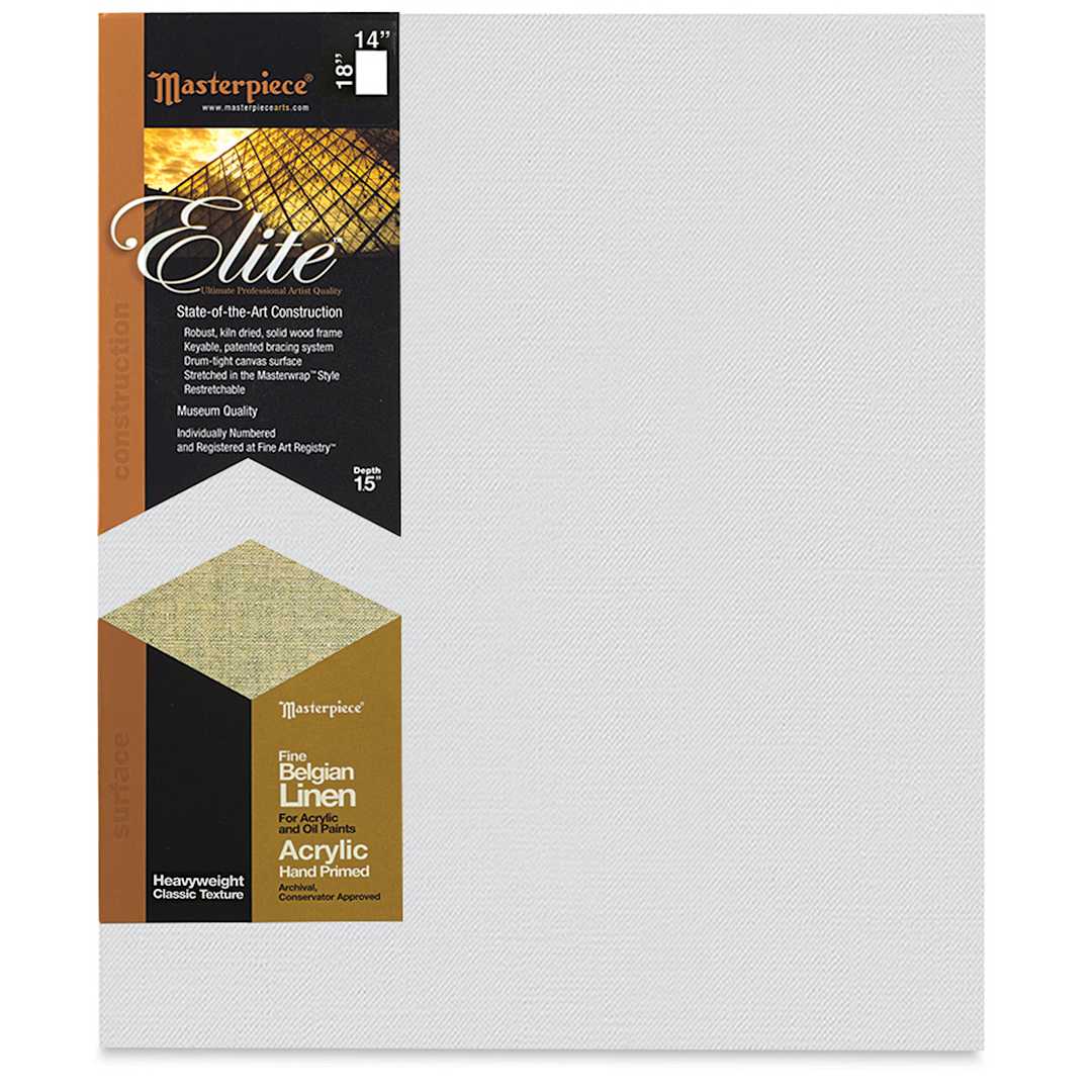 Open in modal - Masterpiece Elite Heavyweight Canvas - 14" x 18", Acrylic Primed