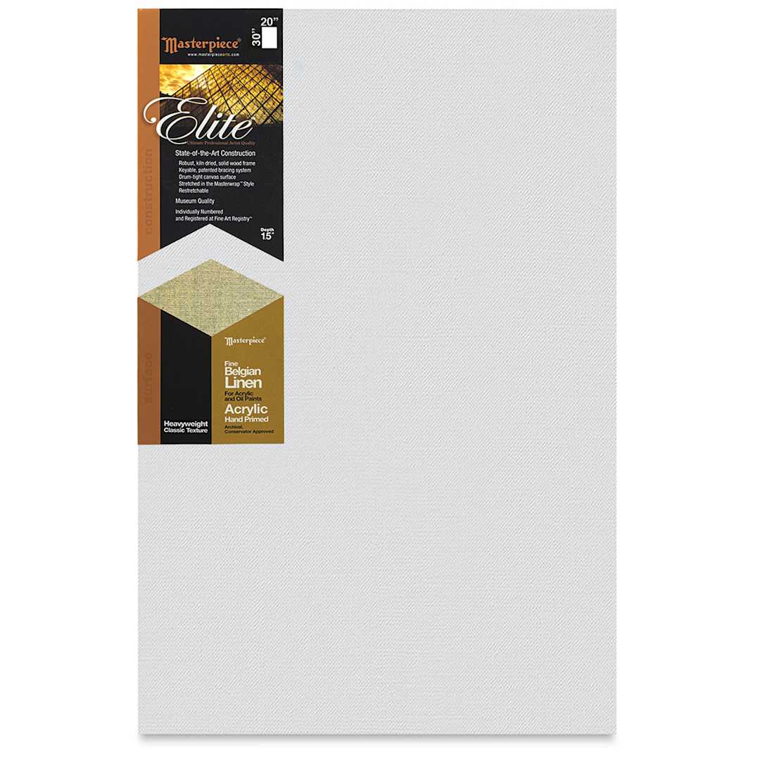 Open in modal - Masterpiece Elite Heavyweight Canvas - 20" x 30", Acrylic Primed