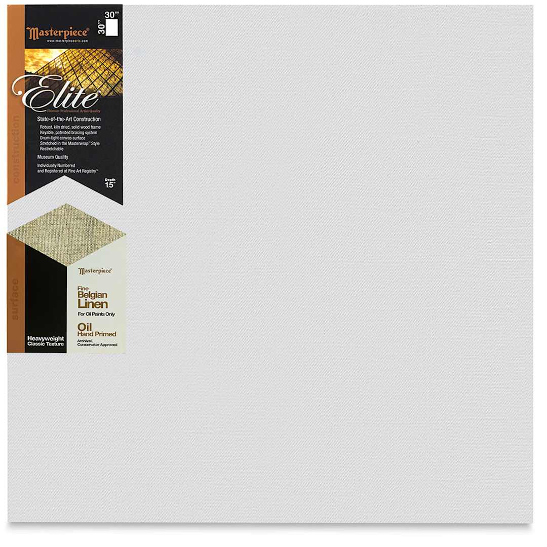 Open in modal - Masterpiece Elite Heavyweight Canvas - 30" x 30", Oil Primed