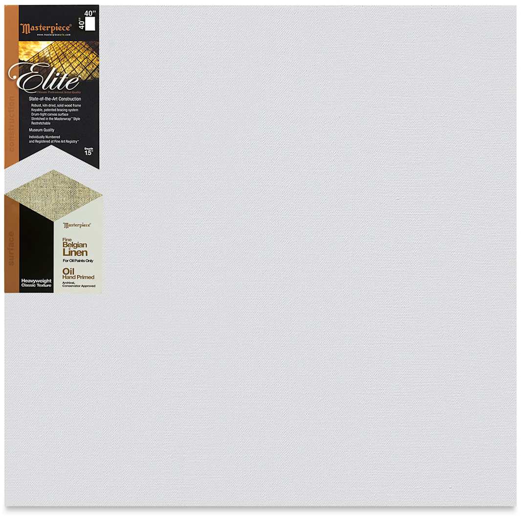 Open in modal - Masterpiece Elite Heavyweight Canvas - 40" x 40", Oil Primed
