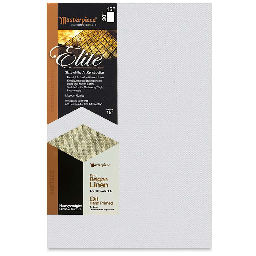 Open in modal - Masterpiece Elite Heavyweight Canvas - 15" x 20", Oil Primed