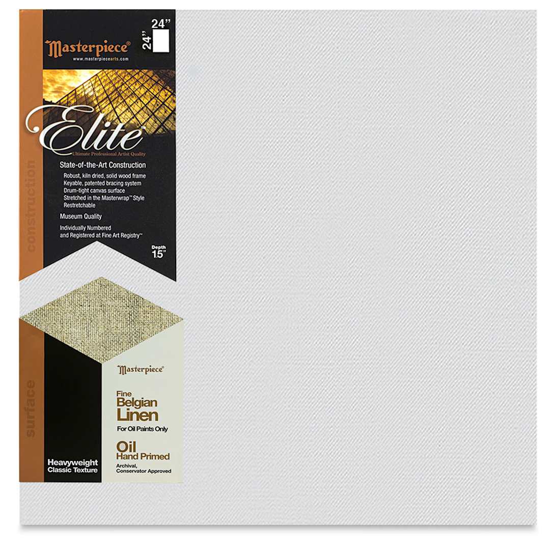 Open in modal - Masterpiece Elite Heavyweight Canvas - 24" x 24", Oil Primed