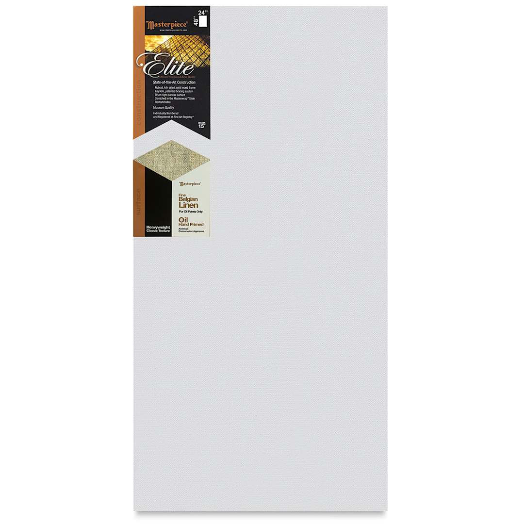 Open in modal - Masterpiece Elite Heavyweight Canvas - 24" x 48", Oil Primed