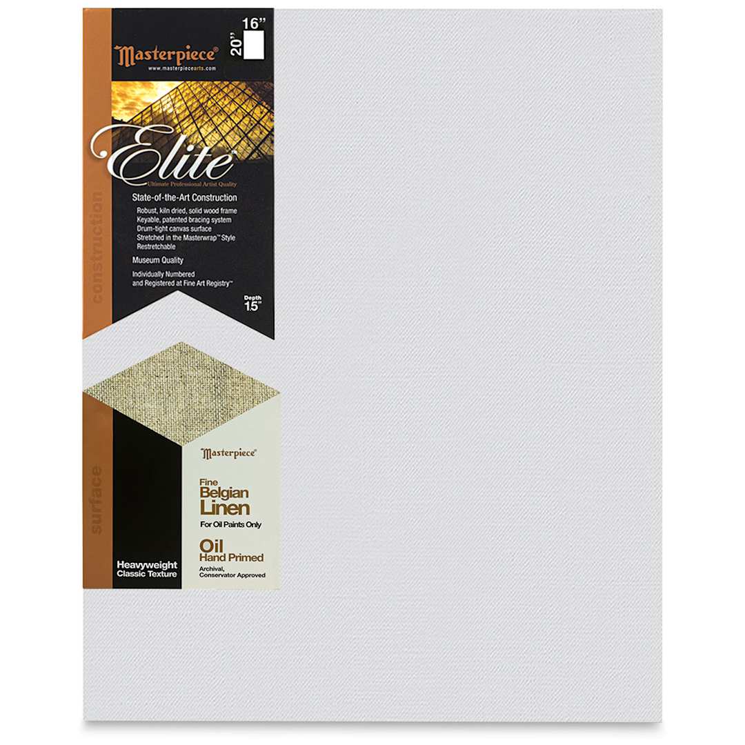 Open in modal - Masterpiece Elite Heavyweight Canvas - 16" x 20", Oil Primed