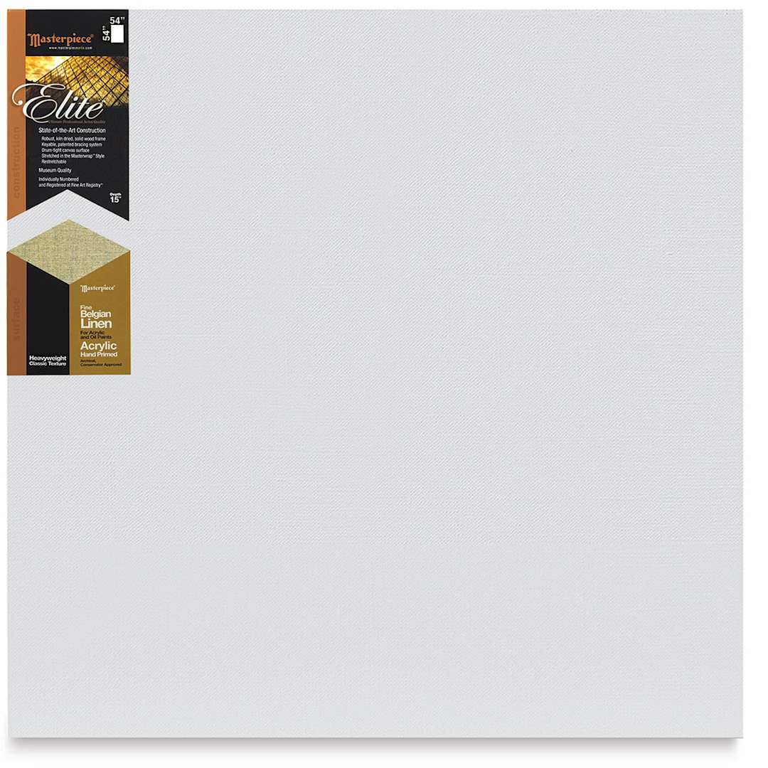 Open in modal - Masterpiece Elite Heavyweight Canvas - 54" x 54", Acrylic Primed
