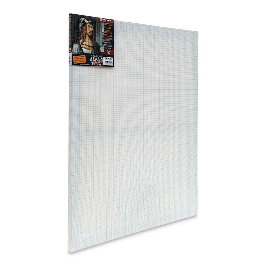 Open in modal - The Artist Grid 3/4" Profile Cotton Canvas - 22" x 28"