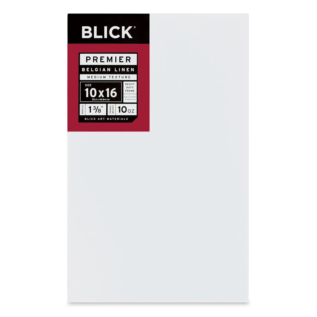 Open in modal - Blick Premier Belgian Linen - 10" x 16", Oil-Primed, 1-3/8" Profile