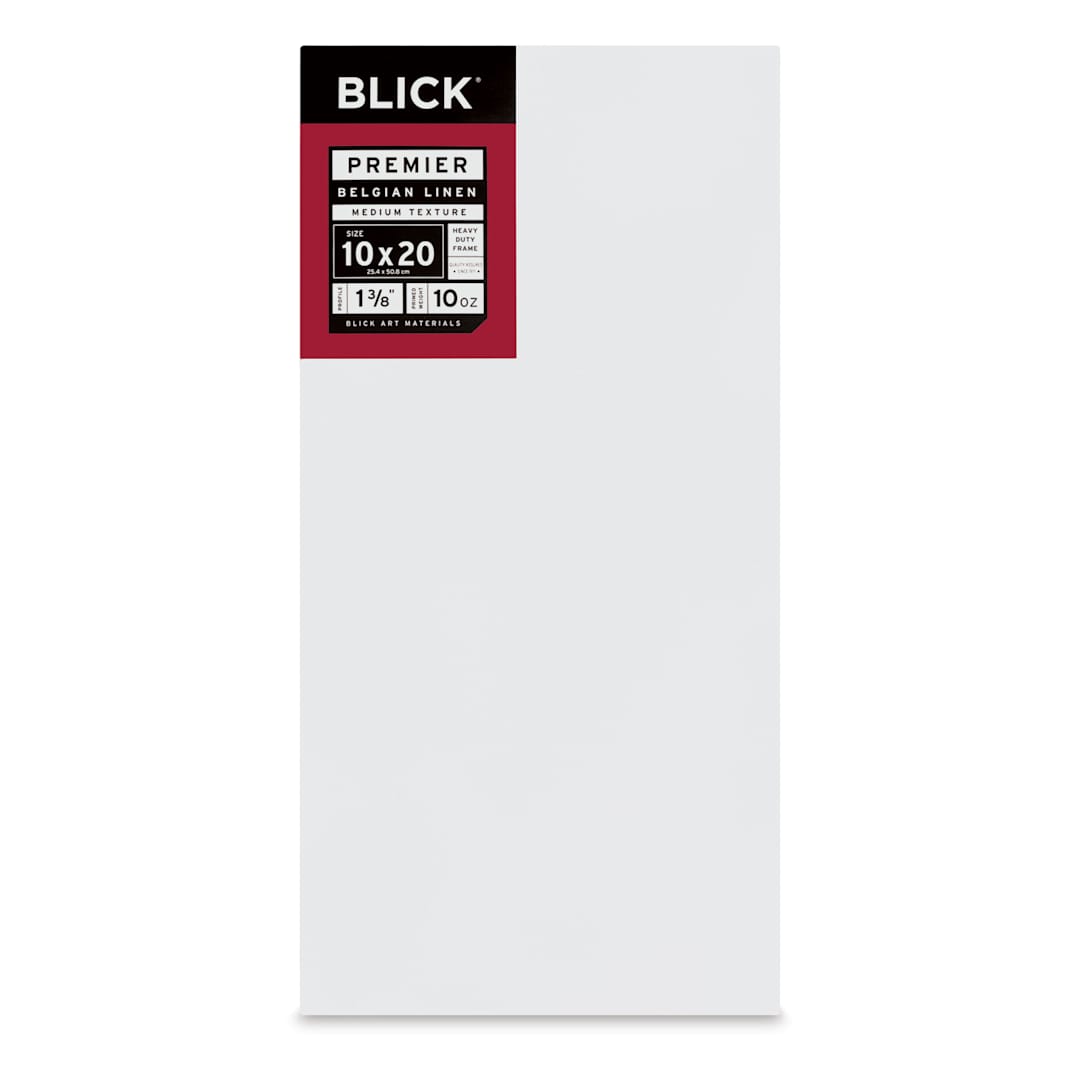 Open in modal - Blick Premier Belgian Linen - 10" x 20", Oil-Primed, 1-3/8" Profile