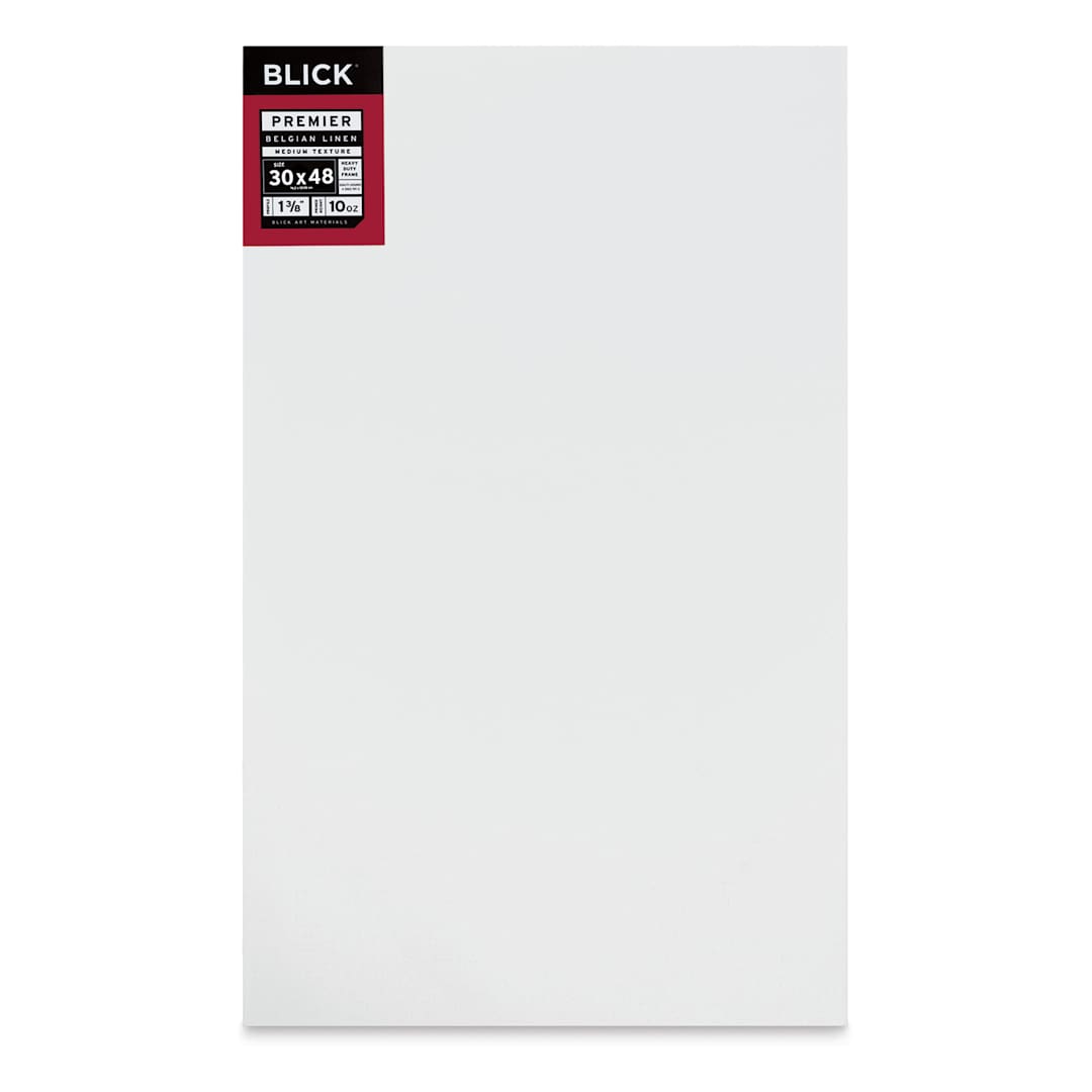 Open in modal - Blick Premier Belgian Linen - 30" x 48", Oil-Primed, 1-3/8" Profile