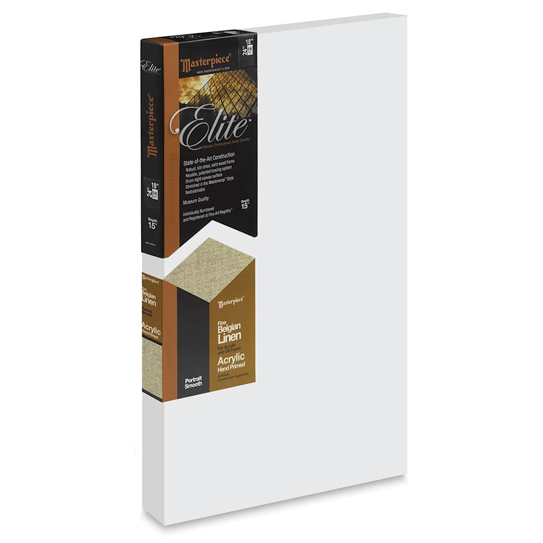 Open in modal - Masterpiece Elite Portrait Smooth Canvas - 18" x 24", Acrylic Primed